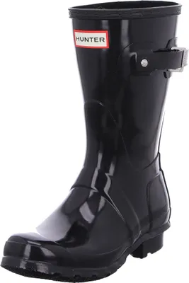 Produktbild von Hunter Original Short Gloss Boot Black Größe EU 42