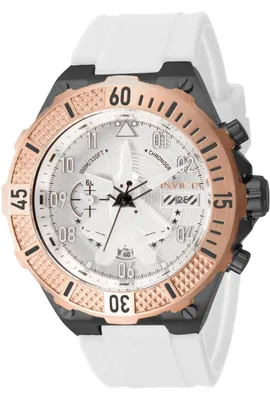 Immagine prodotto di Invicta Aviator 39894 Orologio da Uomo - Movimento al Quarzo - Acciaio Inossidabile con Quadrante Argento - 50 mm