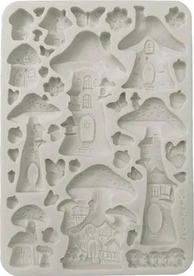 Produktbild von STAMPERIA SILIKONFORM Mold Abformen Gießen Mould, Hidden Grove Pilzhaus