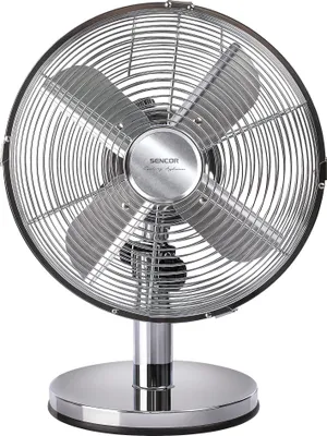 Produktbild von SENCOR SFE 2540SL Stolový ventilátor, priemer lopatiek 25 cm, 3 rýchlosti, automatické horizontálne rotácie v uhle 90 °, nastaviteľný uhol sklonu, príkon 30 W