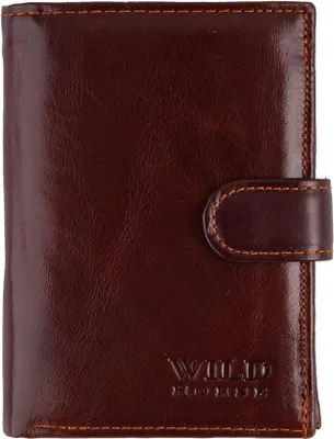 Produktbild von Herrenledergeldbörse mit RFID-Schutz, Braun