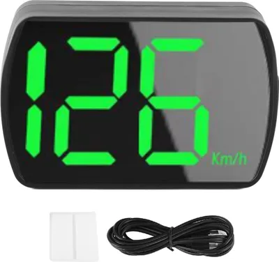 Obrázok produktu pre Tachometer HUD do auta, USB plug-and-play, KM MPH, digitálne zobrazenie rýchlosti, univerzálne vhodné pre nákladné vozidlá, SUV, autobusy, motocykle