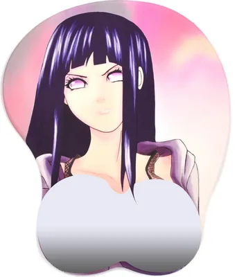 Produktbild von Hinata Hyuuga 3D Mauspad | Ergonomisches Anime Mousepad für Naruto Fans