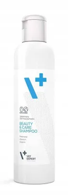 Zdjęcie produktu dla VETEXPERT BEAUTY & CARE SHAMPOO szampon dla psów i kotów do pielęgnacji skóry wrażliwej 250 ml