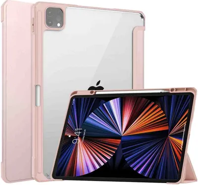 Obrázek produktu pro iPad Pro 12.9 2018, iPad Pro 12.9 2020, iPad Pro 12.9 2021, iPad Pro 12.9 2022 Pouzdro: imoshion Trifold Hardcase Bookcase