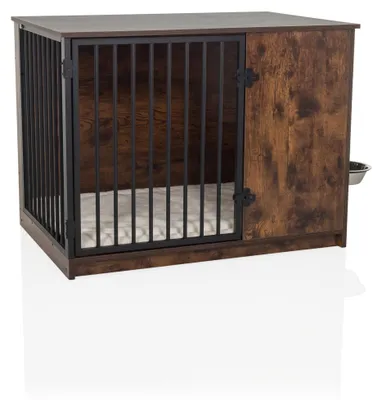 Obrázek produktu pro hjh LIVING Box pro psy PAWHOME S Klec pro psy MDF, laminovaná