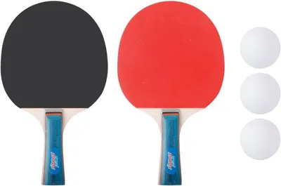Image de Set de ping-pong NSP, 2 raquettes+3 balles