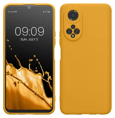 Produktbild von kwmobile Handyhülle für HONOR X7 Hülle - weiches Handy Silikon Case - Schutzhülle Cover - Honiggelb