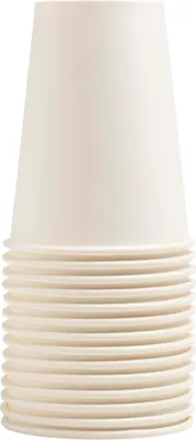 Produktbild von Pronappe 25x 50 Pappbecher, 20 cl, Ø 7 cm, 100% plastikfrei - Weiß 89110I