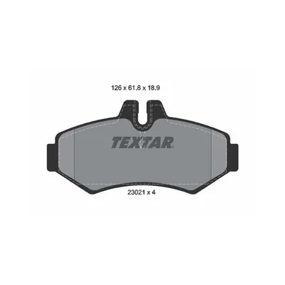 Produktbild von TEXTAR Bremsbeläge Satz Hinten passend für MERCEDES-BENZ G-Klasse SUV (W463) 2302101