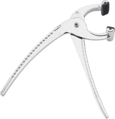 Produktbild von Anti-Blechklammern Kuchenform Schneidemesser Klammern - Zinklegierung Ofenklammer Klammern Griff - Hitzetop Pflanzenschotel Backblech Platte Grabber