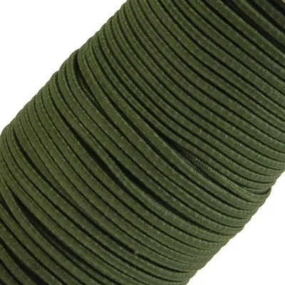 50m extra starke Gummikordel Gummischnur 3mm, grauoliv