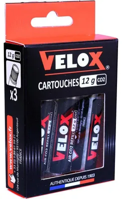 Zdjęcie produktu dla Velox 12g Co2 kartridż Czarny Czarny Jeden rozmiar