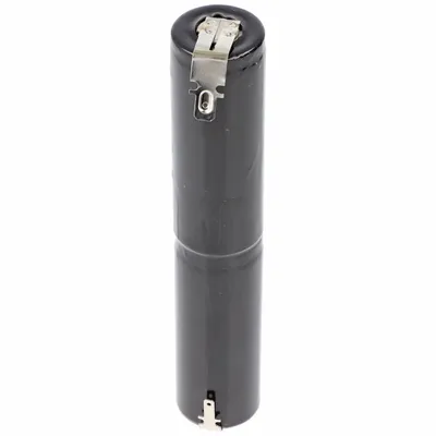 Produktbild von Notleuchtenakku NiMH 2,4V 4,2Ah L1x2 4/5 Sub-C mit Faston-Anschluß +4,8mm / -2,8mm ersetzt Zumtobel 04923309