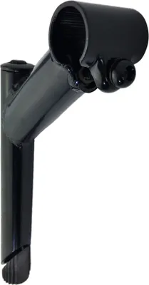 Zdjęcie produktu dla Wspornik kierownicy 25.4 - 25.4, 110 mm, stalowy trzon z 1-śrubowym zaciskiem kierownicy czarny Humpert Ergotec