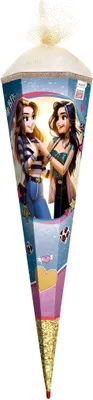 Obrázek produktu pro Školní kornout / kornout na cukr / 85 cm / čtverec / "Best Friends Forever"