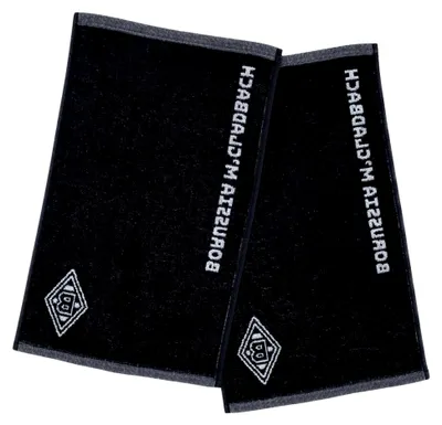 Produktbild von Handtuchserie „Black“ | Offizieller Fanartikel Fohlenshop (Gästehandtuch-Set)