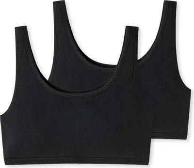 Produktbild von Schiesser Damen 2 er Pack Bustier Gr. XXL  schwarz