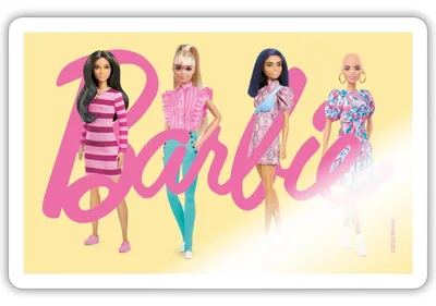 Produktbild von Spreadshirt Barbie Und Ihre Freundinnen Sticker Aufkleber, 10 x 10 cm, Weiß glänzend