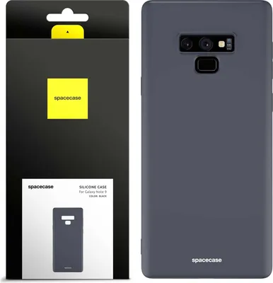 Zdjęcie produktu dla Silikonowe etui SPACECASE Silicone Case do Galaxy Note 9 Czarny