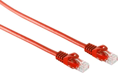Produktbild von RJ45 Patchkabel CAT 7 Rohkabel U/UTP rot 30m