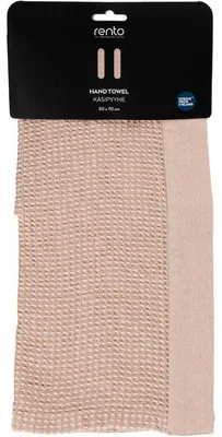 Produktbild von Rento Handtuch Kenno 50x70 cm beige/weiß
