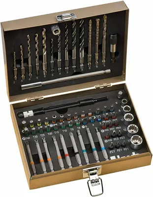 Produktbild von kwb 106300, Bohrer, Bohrerbit-Set, 8 mm, 150 mm, Metall, Stein, Holz, 6,35 mm