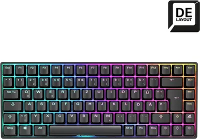 Obrázek produktu pro Sharkoon SKILLER SGK50 S3, Kabel, USB, Mechanický spínač, QWERTZ, RGB LED, Černá