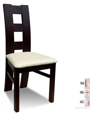 Zdjęcie produktu dla Massivholz Stuhl Esszimmerstuhl Designer Leder Stuhl Stühle Esszimmerstühle K42