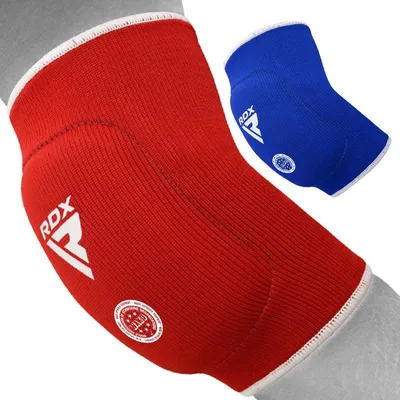 Produktbild von RDX WAKO Reversibler Ellenbogenprotektor – Offiziell zugelassen, stoßdämpfend & komfortabel für Kickboxen, Taekwondo, Sparring & intensives Training.