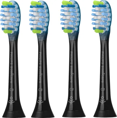 Produktbild von Philips Sonicare ProResults HX9041 Bürstenköpfe Schwarz 4er Set Plaque