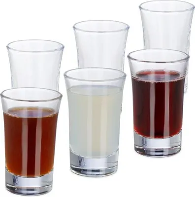 Image de Verres à shot de 4 cl en lot de 6