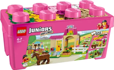 Produktbild von LEGO Juniors Ponyhof 10674