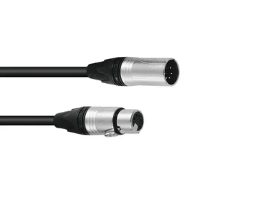 Image de PSSO Câble DMX XLR 5pin 0,5m bw Neutrik (30227821)