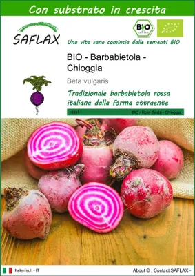 Immagine prodotto di SAFLAX -- Barbabietola - Chioggia - 70 semi - Con substrato - Beta