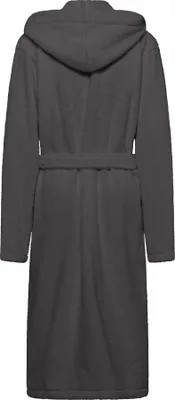 Produktbild von Uni-Bademantel Sansibar Baumwoll-Kuschel-Bademantel Kapuze, XL/XXL, anthrazit