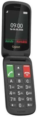 Imagen del producto de Gigaset GL40, con tapa, para una sola tarjeta SIM, pantalla de 7,11 cm (2,8"), cámara de 0,3 MP, batería de 1400 mAh, color negro