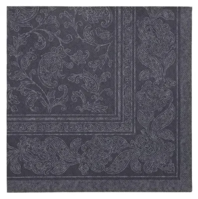 Immagine prodotto di PAPSTAR 19828 PAPSTAR Servietten "Collezione ROYAL Ornamenti", nero