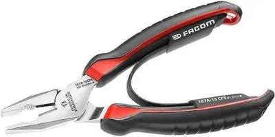 Produktbild von Universalzange, FACOM 187A.16CPEPB, 160 mm, Rot, 40 mm Öffnung