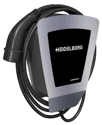 Productafbeelding van Laadpaal - Wandbox - 11 kW Vermogen - Voor Binnen En Buiten - Metaal Behuizing