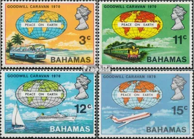 Produktbild von Briefmarken Bahamas 1970 Mi 308-311 (kompl.Ausg.) postfrisch Tourismus