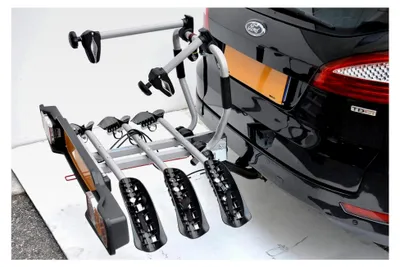 Produktbild von Fahrradträger für Anhängerkupplung Siena unkippsicher - Stahl für 3 Fahrräder