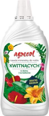 Zdjęcie produktu dla Nawóz mineralny do roślin kwitnących w domu i na balkonie AGRECOL 0.5L