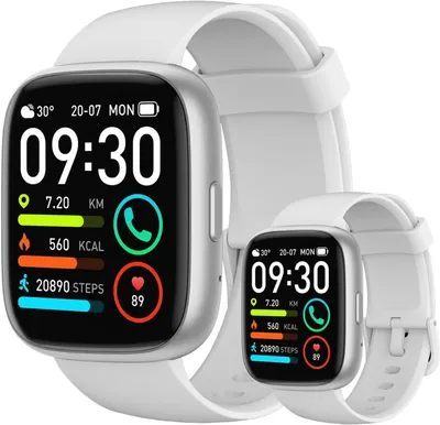Produktbild von Smartwatch für Damen und Herren, HD-Smartwatch mit über 110 Sportmodi, Fitness-Tracker, Schrittzähler mit Bluetooth-Anrufen