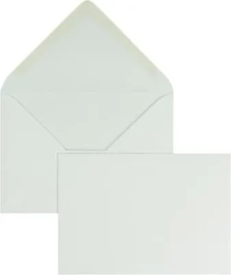 Produktbild von Briefumschläge 80x114mm (DIN C7) 120g/qm gummiert VE=100 Stück weiß