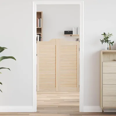 Produktbild von Möbel Schwingtüren Natur 100 x 40 cm Massives KiefernholzHaustüren - Haustüren c8067