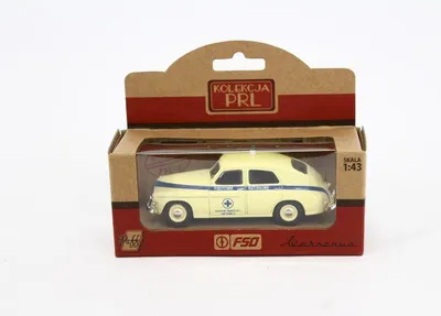 Produktbild von Modell PRL Warschau M20 Krankenwagen B-249 22492