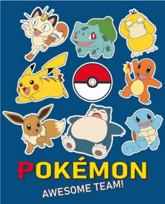 Produktbild von PHU CARBOTEX Krabbeldecke Pokémon Ready to Fight 130x160 cm