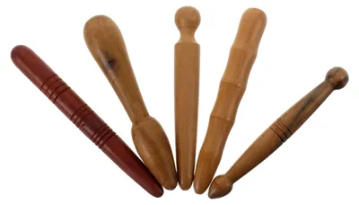 Produktbild von 5 Stück Akupressur Massage Meridian Triggerpunkt Stäbe mit Fußreflexzonenmassage