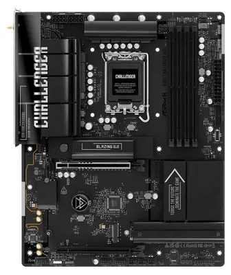 Produktbild von ASRock B860 Challenger WiFi - Motherboard - ATX - LGA1851 Sockel - B860 Chipsatz - USB-C 3.2 Gen 1, USB 3.2 Gen 1 - Wi-Fi 7, Bluetooth, 2.5 Gigabit LAN - Onboard-Grafik (CPU erforderlich)